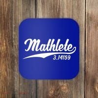 Mathlete 3 14159 Math Pi Day Mathematics Teacher Geek Nerd Cool Gift Coaster thumb 0