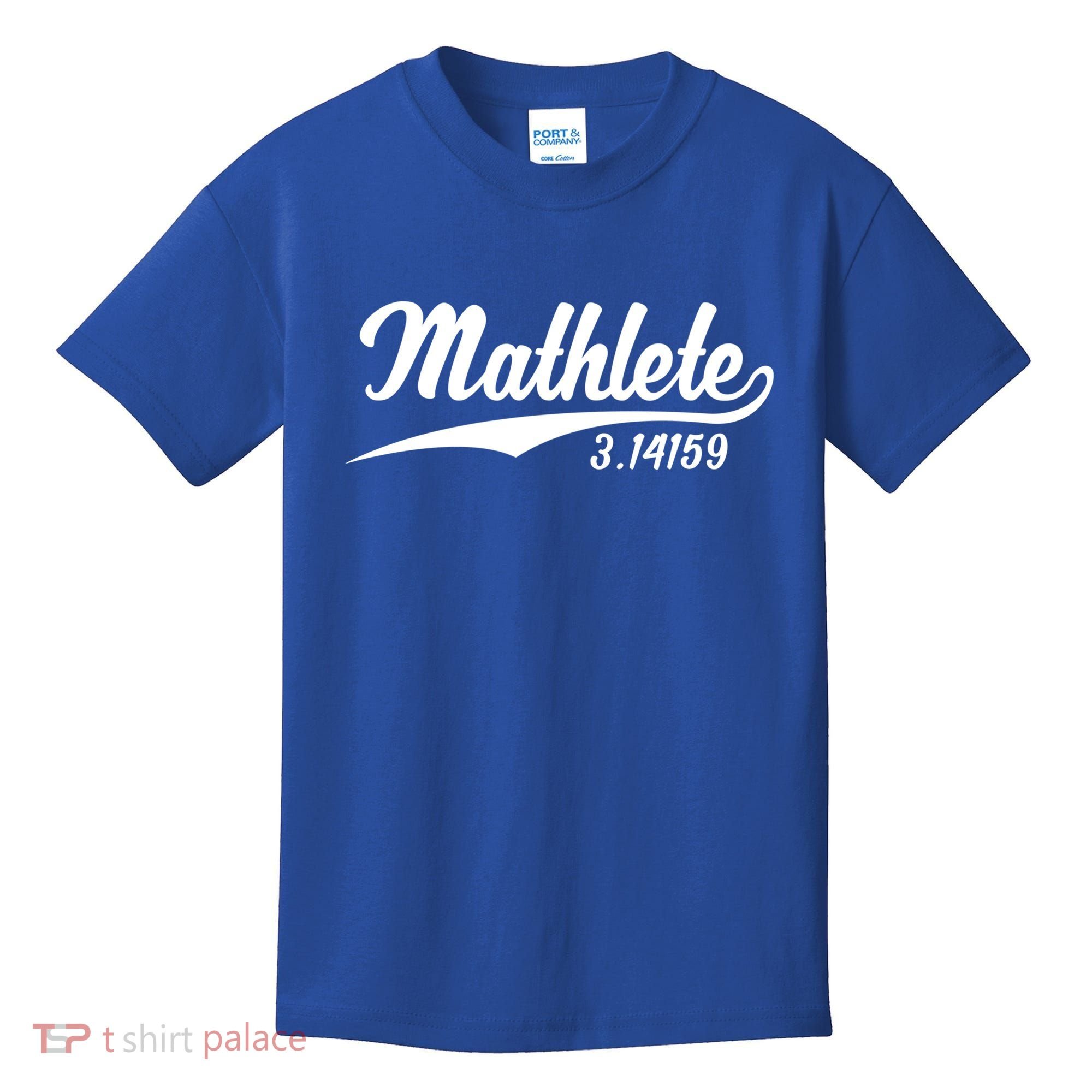 Mathlete 3 14159 Math Pi Day Mathematics Teacher Geek Nerd Cool Gift Kids T-Shirt