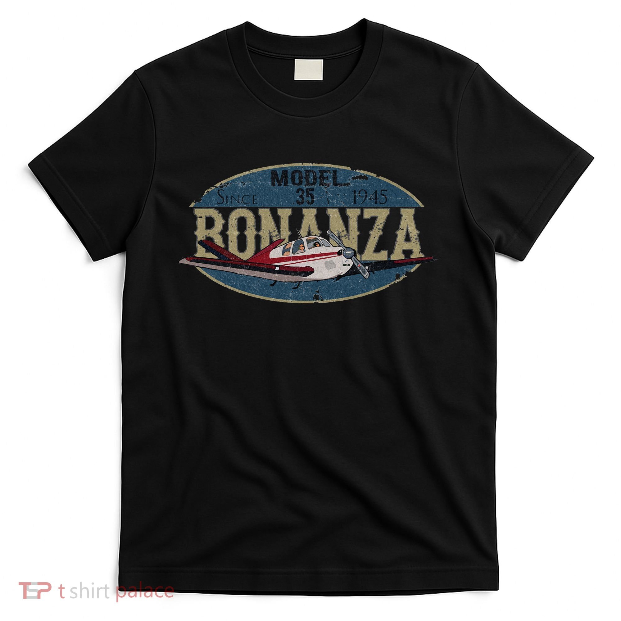 Model 35 Bonanza Since 1945 Retro Vintage Airplane Pilot T-Shirt