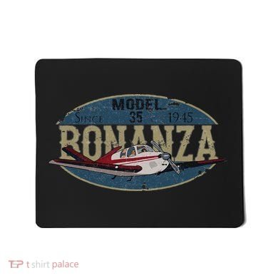 Model 35 Bonanza Since 1945 Retro Vintage Airplane Pilot Mousepad