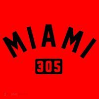 Miami 305 Classic City Santa Hat thumb 1