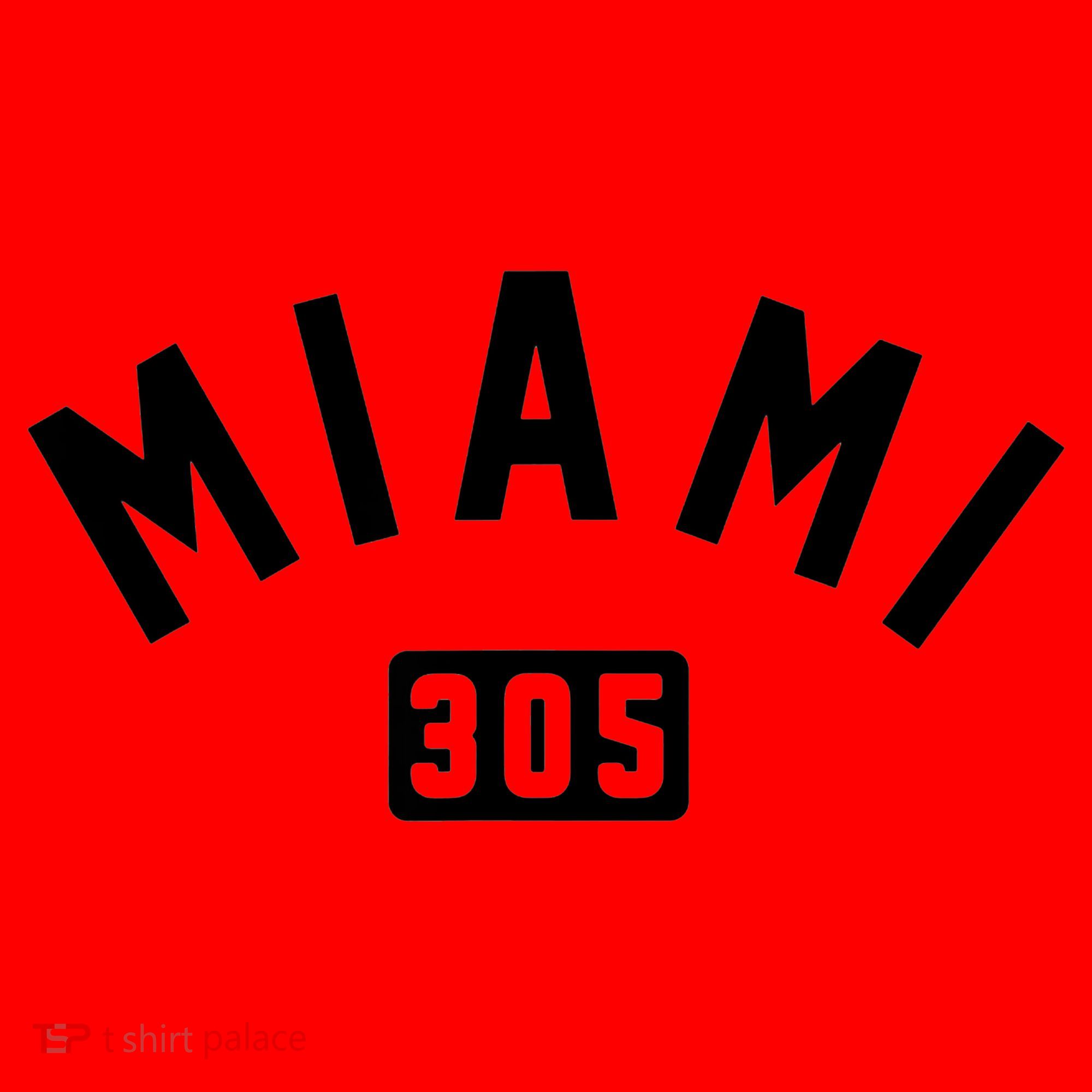 Miami 305 Classic City Santa Hat