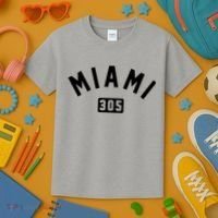Miami 305 Classic City Kids T-Shirt thumb 3