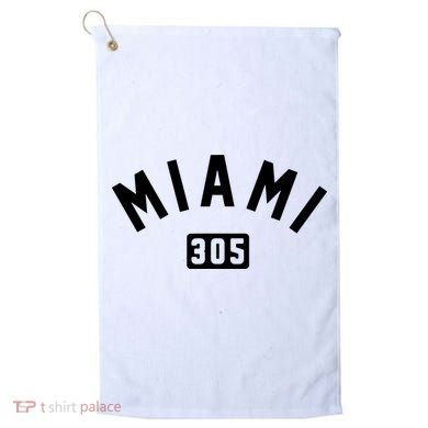 Miami 305 Classic City Golf Towel