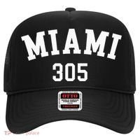 Miami 305 Usa American College Font Hat thumb 0