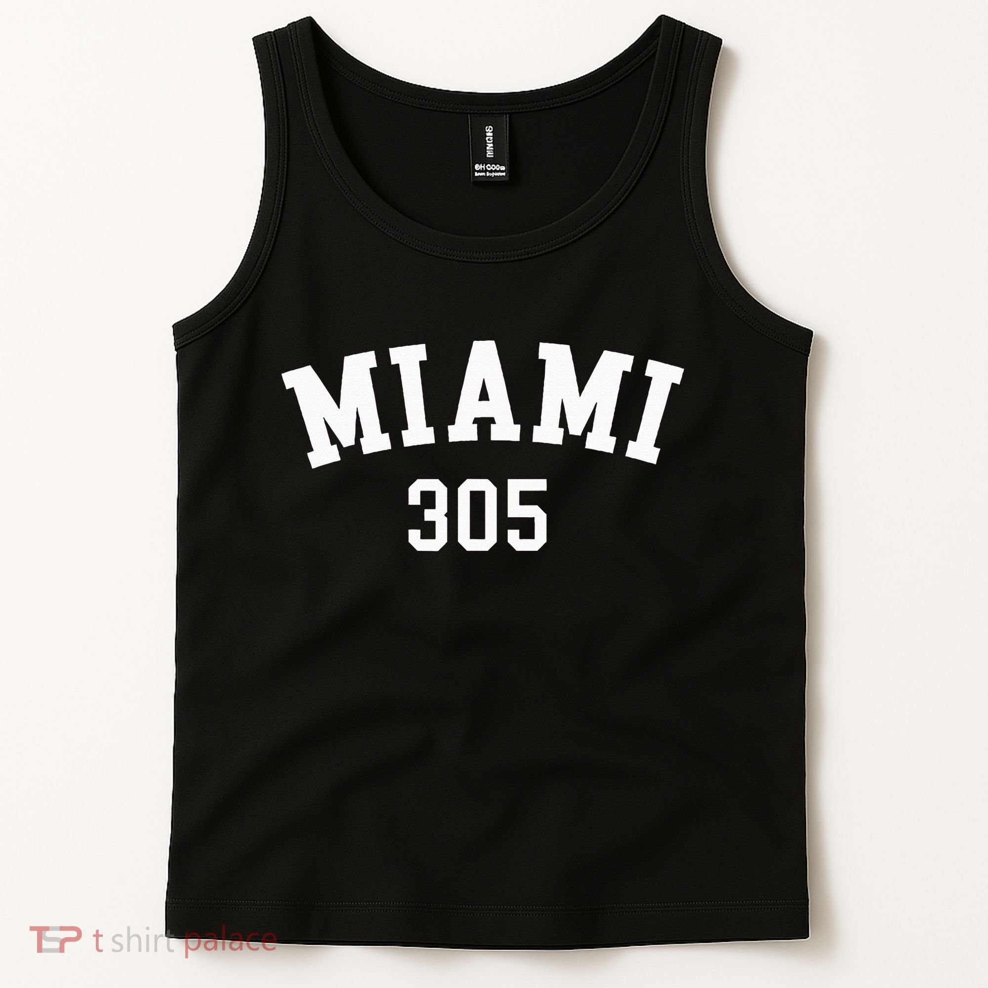 Miami 305 Usa American College Font Tank Top