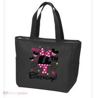 My 4th Birthday Funny Birthday Party Girl Tote Bag thumb 3