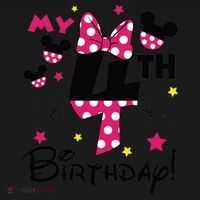 My 4th Birthday Funny Birthday Party Girl Tote Bag thumb 4