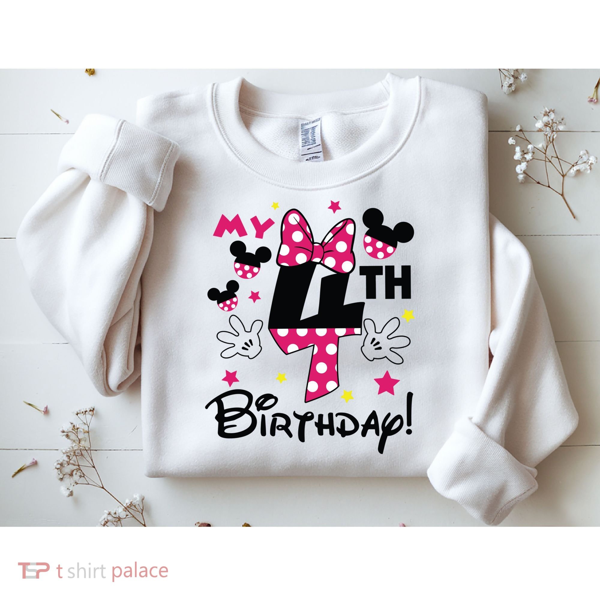 My 4th Birthday Funny Birthday Party Girl Sweatshirt