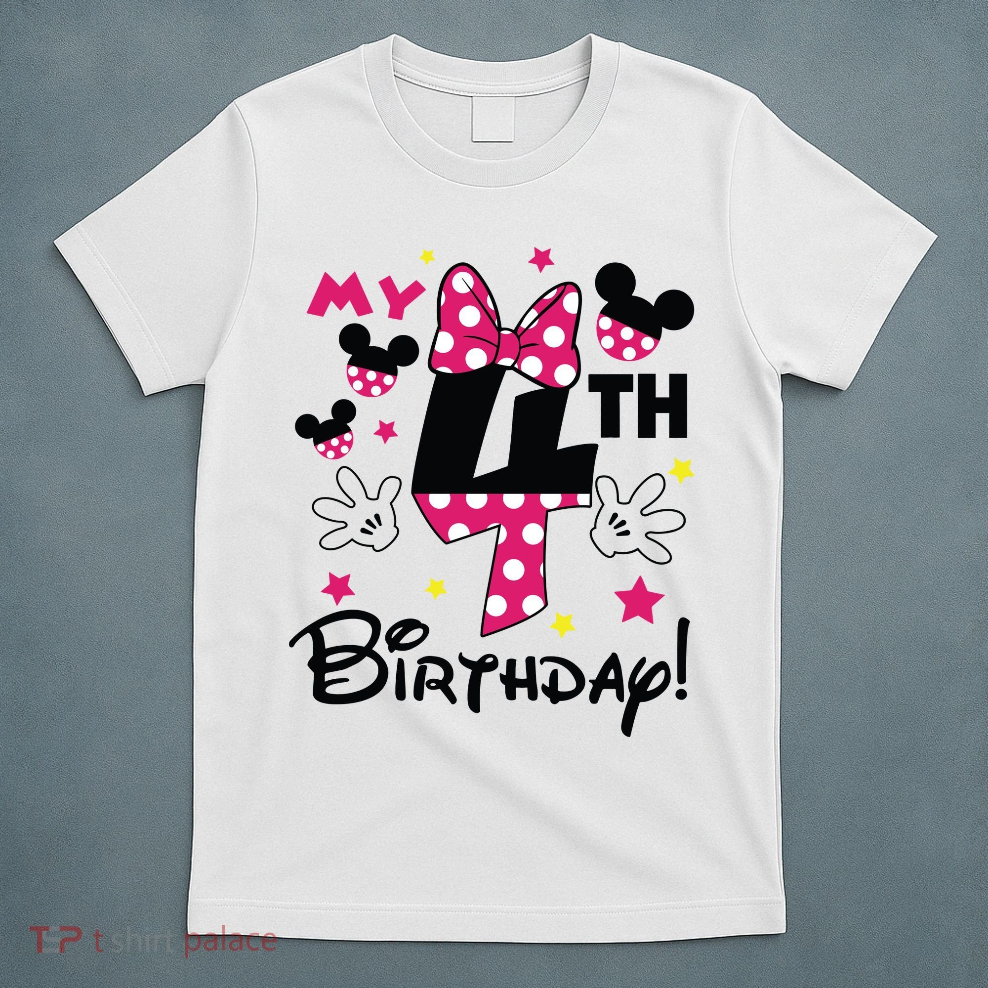 My 4th Birthday Funny Birthday Party Girl T-Shirt