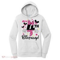 My 4th Birthday Funny Birthday Party Girl Women's Hoodie thumb 0