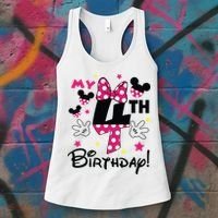 My 4th Birthday Funny Birthday Party Girl Women's Tank Top thumb 3