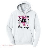 My 4th Birthday Funny Birthday Party Girl Tall Hoodie thumb 0