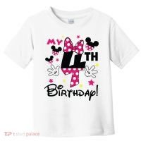 My 4th Birthday Funny Birthday Party Girl Toddler T-Shirt thumb 0