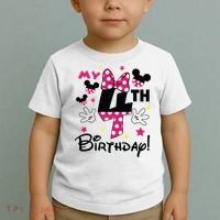 My 4th Birthday Funny Birthday Party Girl Toddler T-Shirt thumb 2