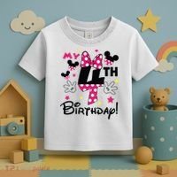 My 4th Birthday Funny Birthday Party Girl Toddler T-Shirt thumb 3