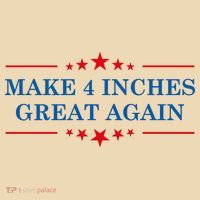 Make 4 Inches Great Again American Political Quote Gift Tote Bag thumb 4