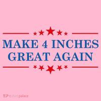 Make 4 Inches Great Again American Political Quote Gift Coaster thumb 2