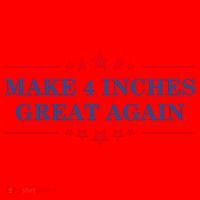 Make 4 Inches Great Again American Political Quote Gift Santa Hat thumb 1