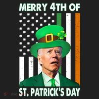 Merry 4th Of St Patrick's Day Confused Joe Biden Funny Tumbler thumb 3