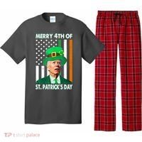 Merry 4th Of St Patrick's Day Confused Joe Biden Funny Pajama Set thumb 0