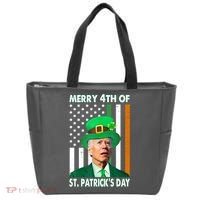 Merry 4th Of St Patrick's Day Confused Joe Biden Funny Tote Bag thumb 0