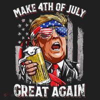 Make 4th Of July Great Again Women's Sweatshirt thumb 2