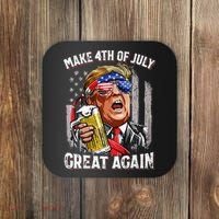 Make 4th Of July Great Again Coaster thumb 0