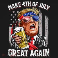 Make 4th Of July Great Again Polo thumb 3