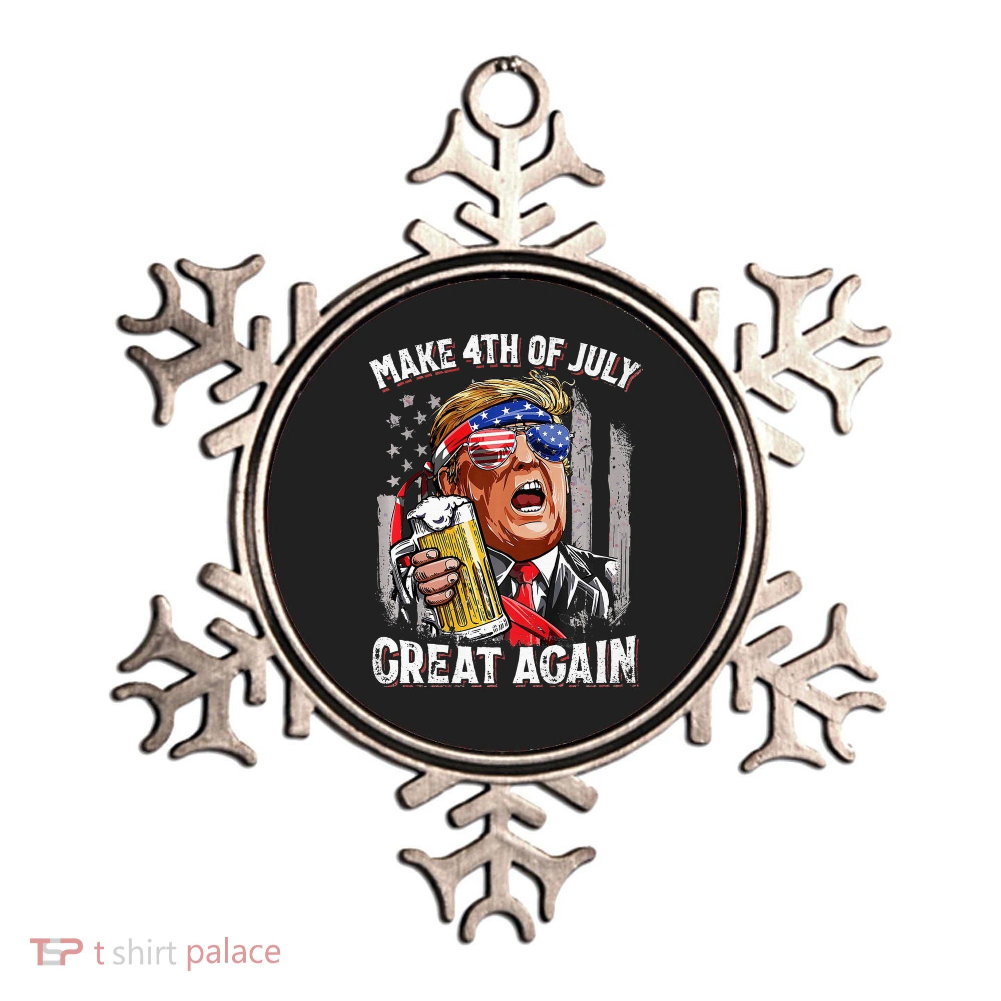 Make 4th Of July Great Again Ornament