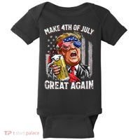 Make 4th Of July Great Again Baby Bodysuit thumb 0