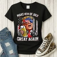 Make 4th Of July Great Again Women's T-Shirt thumb 3