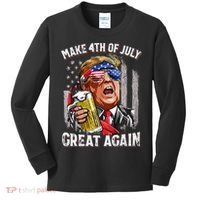 Make 4th Of July Great Again Kids Long Sleeve Shirt thumb 0