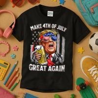 Make 4th Of July Great Again Kids T-Shirt thumb 3