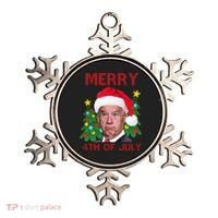 Merry 4th Of July Funny Joe Biden Ugly Christmas Ornament thumb 0