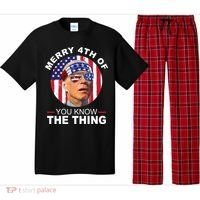 Merry 4th Of You Know The Thing Confused Biden 4th Of July Pajama Set thumb 0