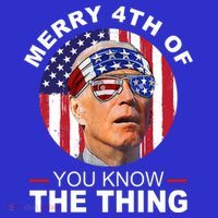Merry 4th Of You Know The Thing Confused Biden 4th Of July Sweatshirt thumb 3