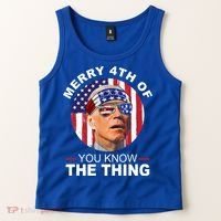 Merry 4th Of You Know The Thing Confused Biden 4th Of July Tank Top thumb 2