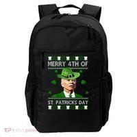Merry 4th Of St Patrick's Day Funny Joe Biden Backpack thumb 0