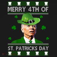 Merry 4th Of St Patrick's Day Funny Joe Biden Tote Bag thumb 4
