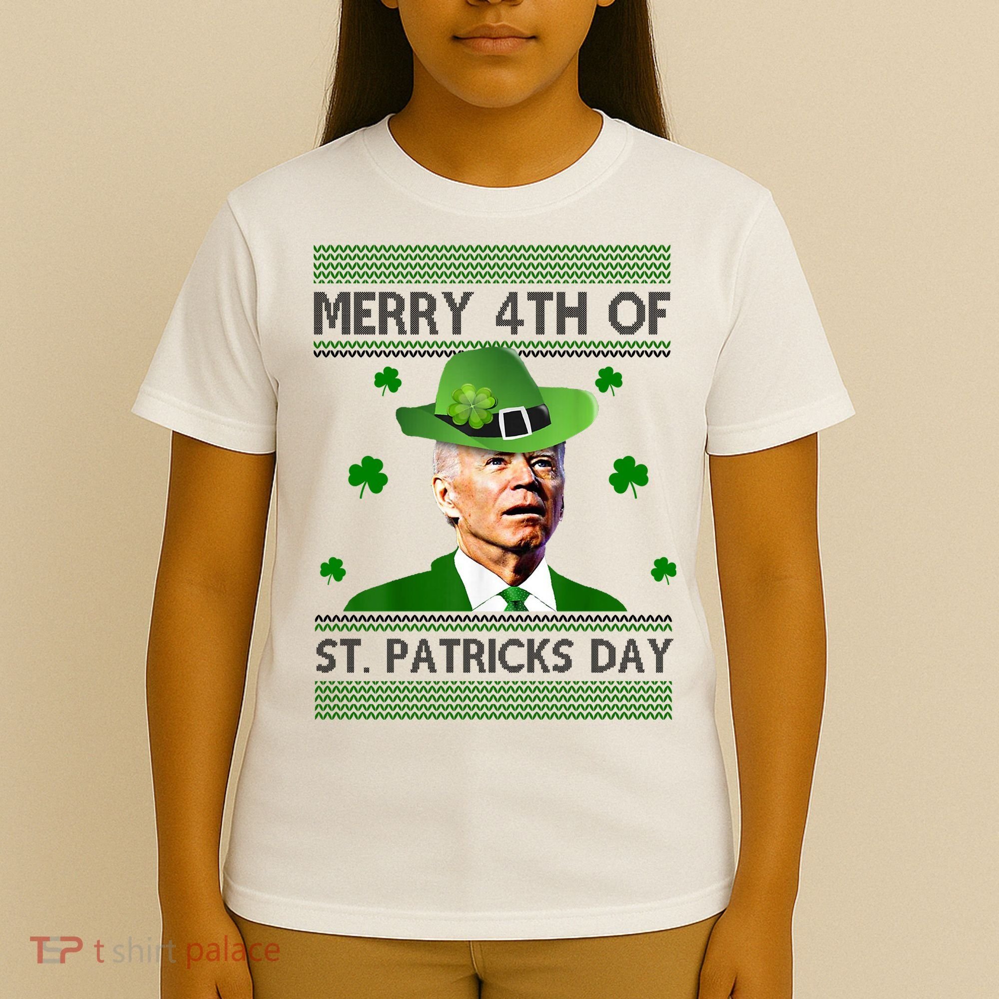 Merry 4th Of St Patrick's Day Funny Joe Biden T-Shirt