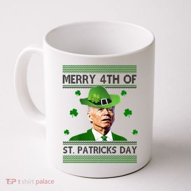Merry 4th Of St Patrick's Day Funny Joe Biden Coffee Mug