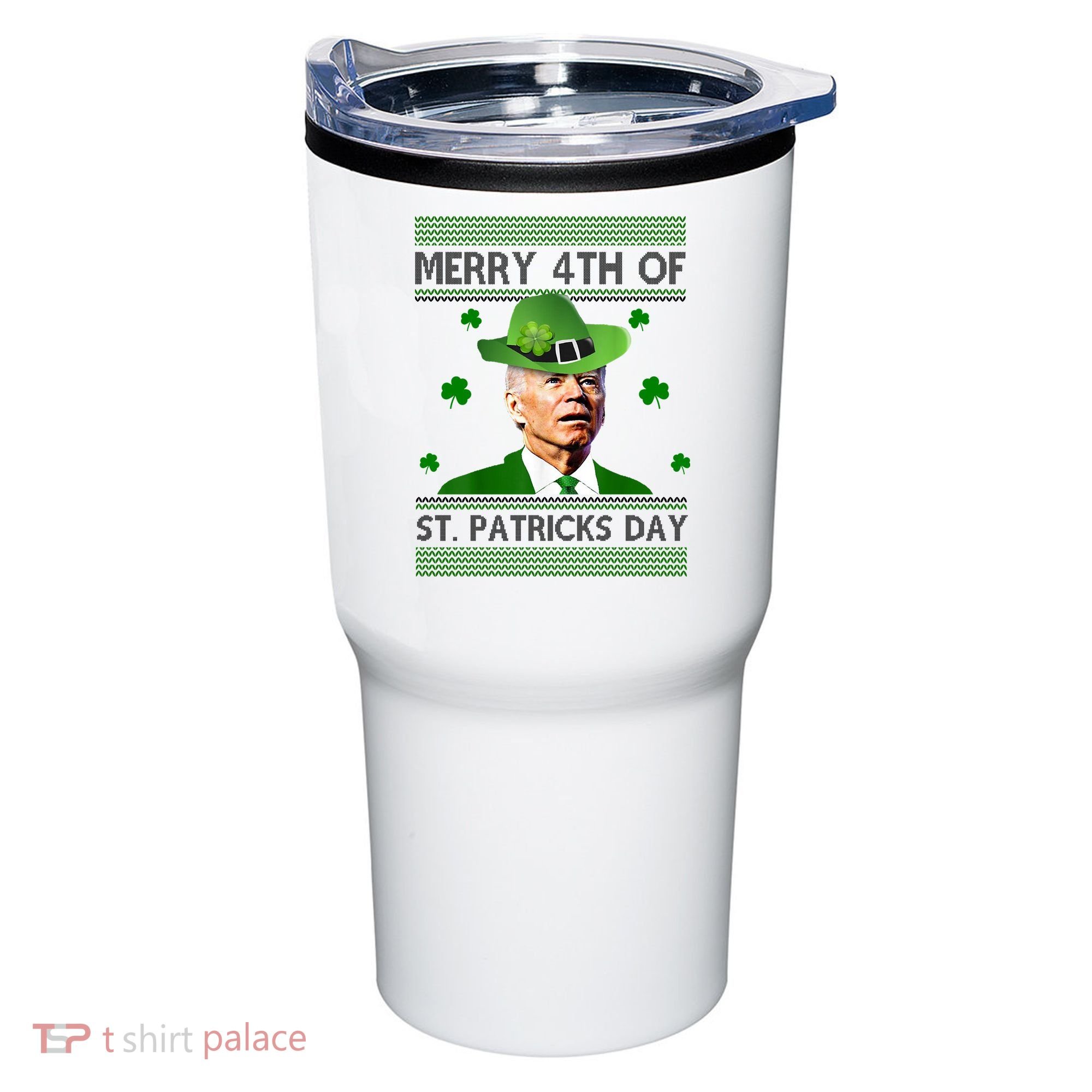 Merry 4th Of St Patrick's Day Funny Joe Biden Tumbler