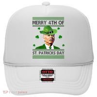 Merry 4th Of St Patrick's Day Funny Joe Biden Hat thumb 0