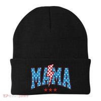 Mama 4th Of July Usa Festive Beanie thumb 0
