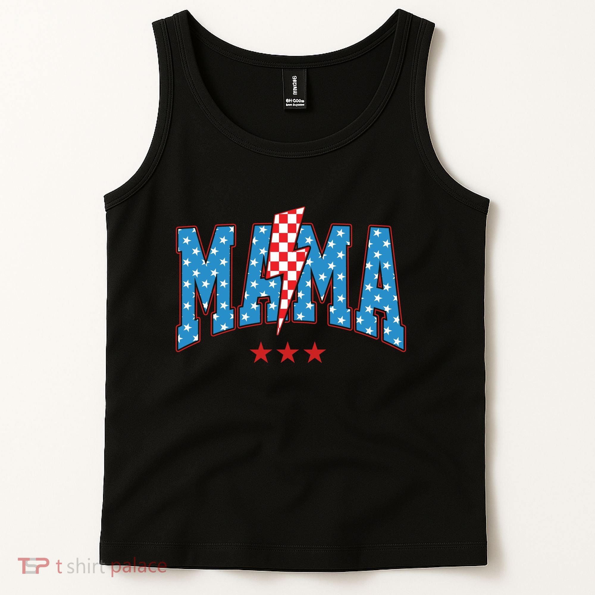 Mama 4th Of July Usa Festive Tank Top