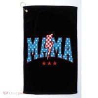 Mama 4th Of July Usa Festive Golf Towel thumb 0