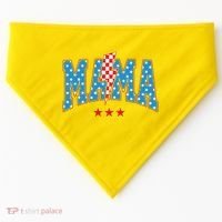 Mama 4th Of July Usa Festive USA-Made Doggie Bandana thumb 0
