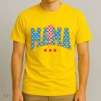 Mama 4th Of July Usa Festive T-Shirt thumb 3