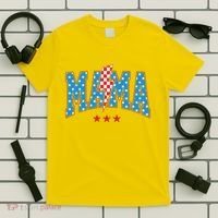 Mama 4th Of July Usa Festive T-Shirt thumb 5